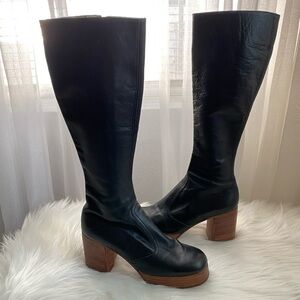 Chunky vintage 70’s gogo boots